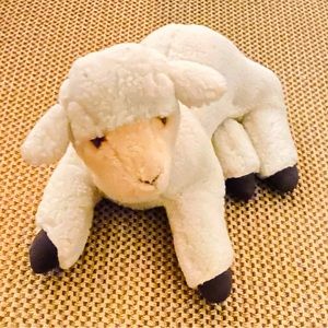 Cuddle Toys by  Douglas  Cream Plush Sheep 16”